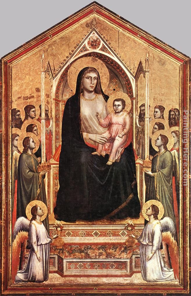 Ognissanti Madonna painting - Giotto Ognissanti Madonna art painting
